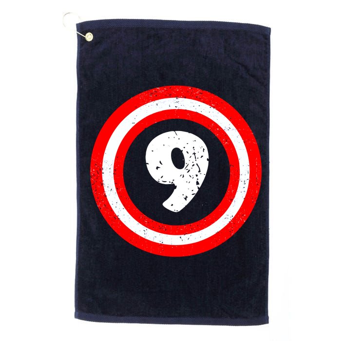 Captain 9th Birthday Platinum Collection Golf Towel