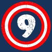 Captain 9th Birthday Golf Towel