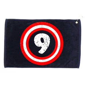 Captain 9th Birthday Grommeted Golf Towel