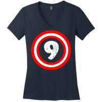 Captain 9th Birthday Women's V-Neck T-Shirt