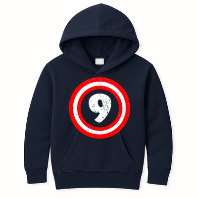Captain 9th Birthday Kids Hoodie