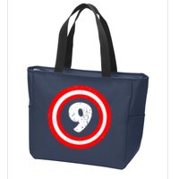 Captain 9th Birthday Zip Tote Bag