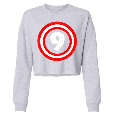 Captain 9th Birthday Cropped Pullover Crew