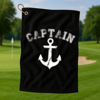 Captain Anchor Golf Towel