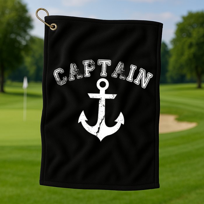 Captain Anchor Golf Towel