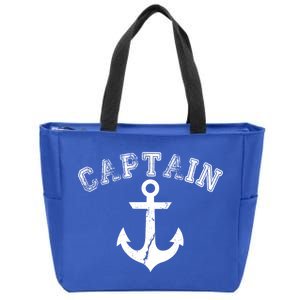 Captain Anchor Zip Tote Bag