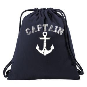 Captain Anchor Drawstring Bag