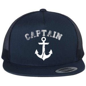 Captain Anchor Flat Bill Trucker Hat