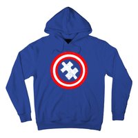 Captain Autism Distressed Shield Hoodie