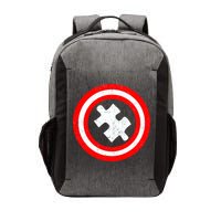 Captain Autism Distressed Shield Vector Backpack