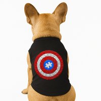 Captain Autism Puzzle Shield Doggie Tank