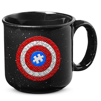 Captain Autism Puzzle Shield 15oz Campfire Ceramic Mug