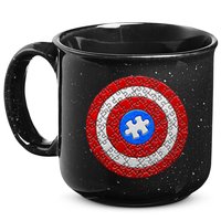 Captain Autism Puzzle Shield 15oz Campfire Ceramic Mug