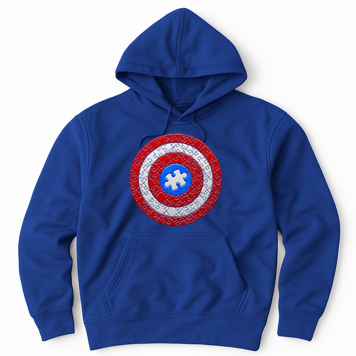 Captain Autism Puzzle Shield Hoodie
