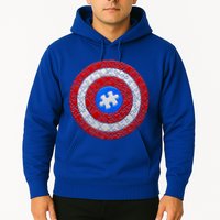 Captain Autism Puzzle Shield Hoodie