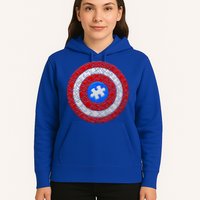 Captain Autism Puzzle Shield Hoodie