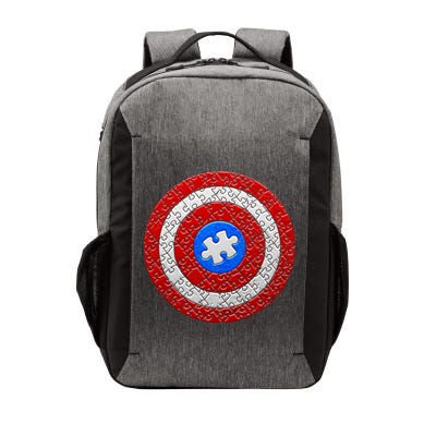 Captain Autism Puzzle Shield Vector Backpack