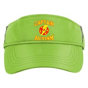 Captain Autism Superhero Logo Adult Drive Performance Visor