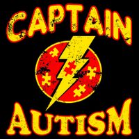 Captain Autism Superhero Logo Backpack