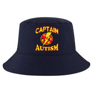 Captain Autism Superhero Logo Cool Comfort Performance Bucket Hat