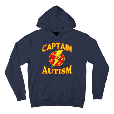 Captain Autism Superhero Logo Hoodie