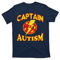 Captain Autism Superhero Logo T-Shirt