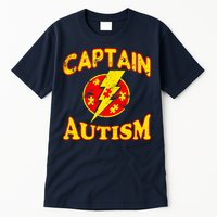 Captain Autism Superhero Logo Tall T-Shirt