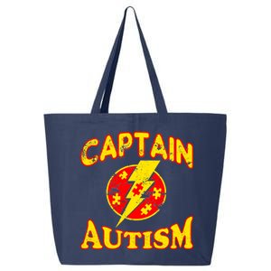 Captain Autism Superhero Logo 25L Jumbo Tote