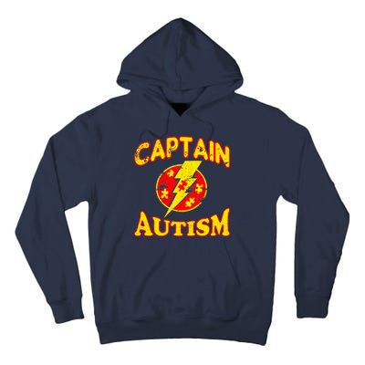 Captain Autism Superhero Logo Tall Hoodie