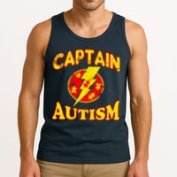 Captain Autism Superhero Logo Tank Top