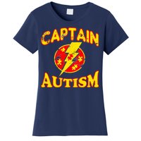 Captain Autism Superhero Logo Women's T-Shirt