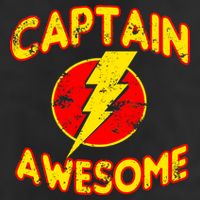 Captain Awesome Comic Logo Trucker Hat