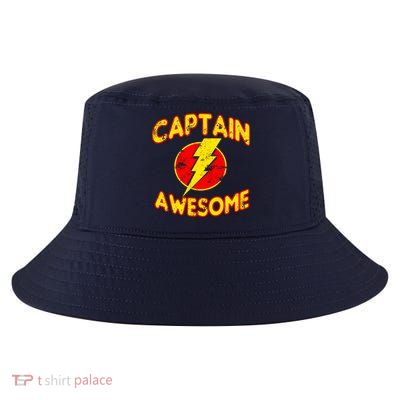Captain Awesome Comic Logo Cool Comfort Performance Bucket Hat
