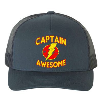 Captain Awesome Comic Logo Yupoong Adult 5-Panel Trucker Hat