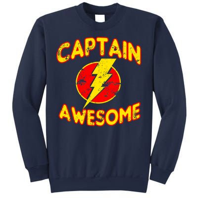 Captain Awesome Comic Logo Sweatshirt