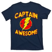 Captain Awesome Comic Logo T-Shirt