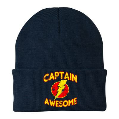 Captain Awesome Comic Logo Knit Cap Winter Beanie