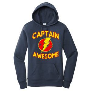 Captain Awesome Comic Logo Women's Pullover Hoodie