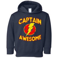 Captain Awesome Comic Logo Toddler Hoodie