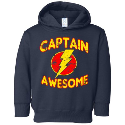 Captain Awesome Comic Logo Toddler Hoodie