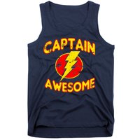 Captain Awesome Comic Logo Tank Top