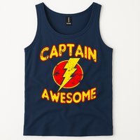 Captain Awesome Comic Logo Tank Top