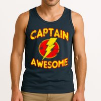 Captain Awesome Comic Logo Tank Top