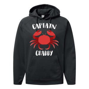 Captain Crabby Performance Fleece Hoodie