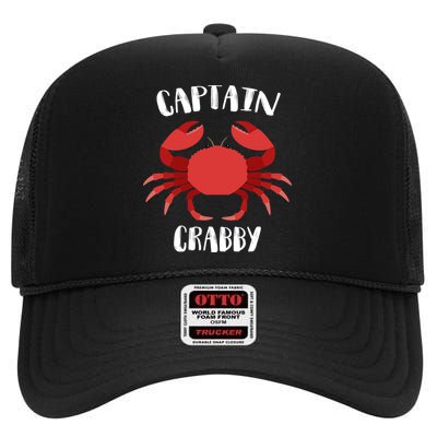 Captain Crabby High Crown Mesh Back Trucker Hat