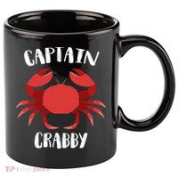 Captain Crabby 11oz C Handle Ceramic Mug