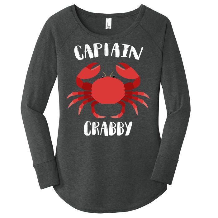 Captain Crabby Women's Perfect Tri Tunic Long Sleeve Shirt