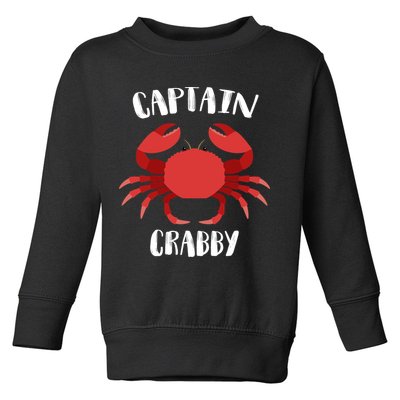 Captain Crabby Toddler Sweatshirt