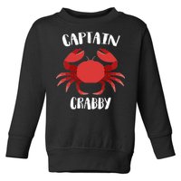 Captain Crabby Toddler Sweatshirt