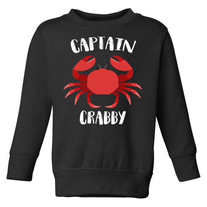 Captain Crabby Toddler Sweatshirt